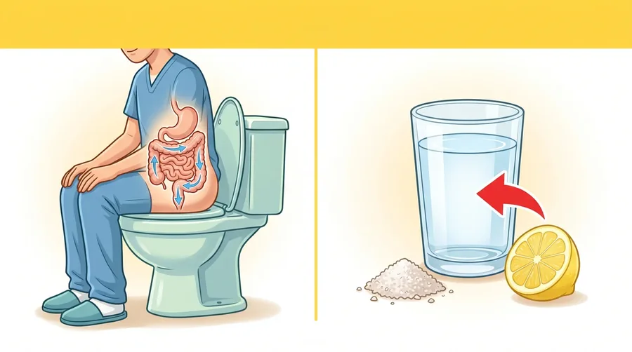 Saltwater flush for bowel cleanse: a simple morning routine for a stuck gut